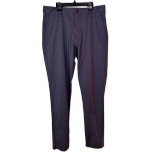 Rhone GRAY Commuter Pants Mens Size 33x31 Performance Stretch Chino Golf Tech